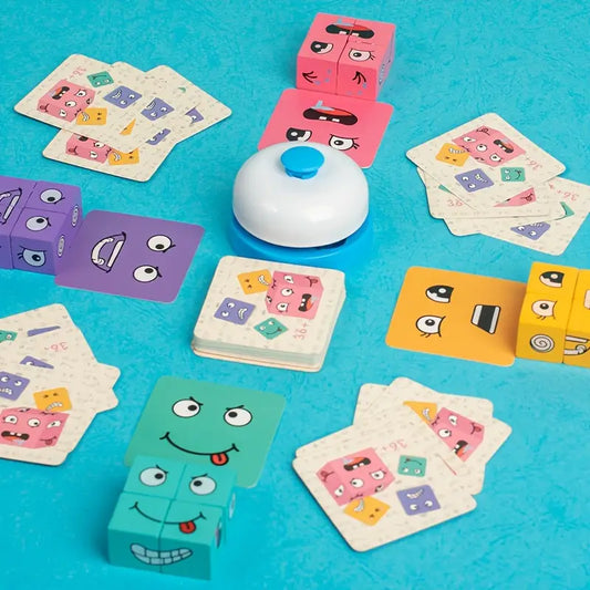 Face Race Puzzle Blocks